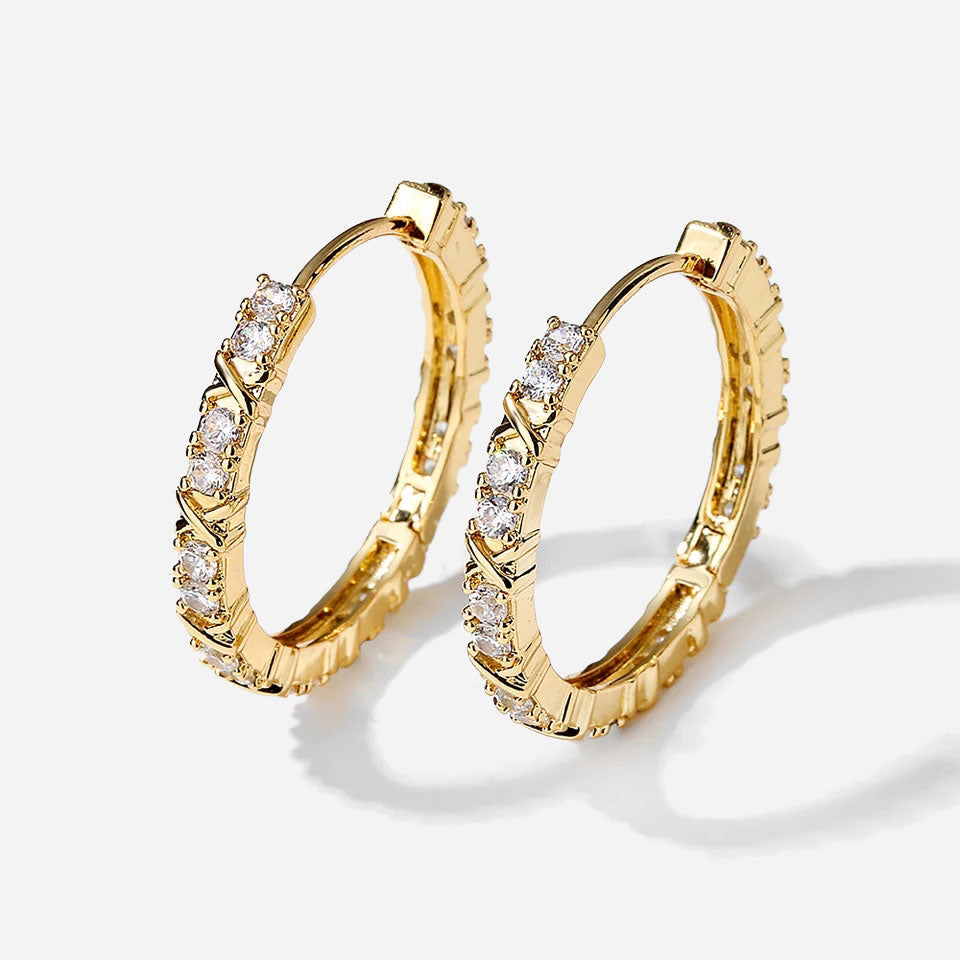 Aurelisse | Zirconia Kruzifixen Oorbellen