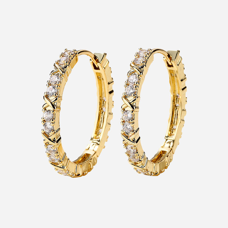 Aurelisse | Zirconia Kruzifixen Oorbellen