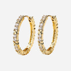 Aurelisse | Zirconia Kruzifixen Oorbellen