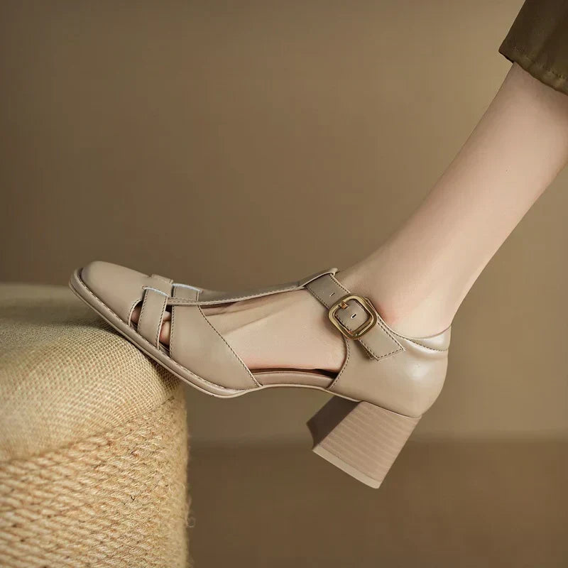 Belliora | Vierkante Teen Zomer Sandalen