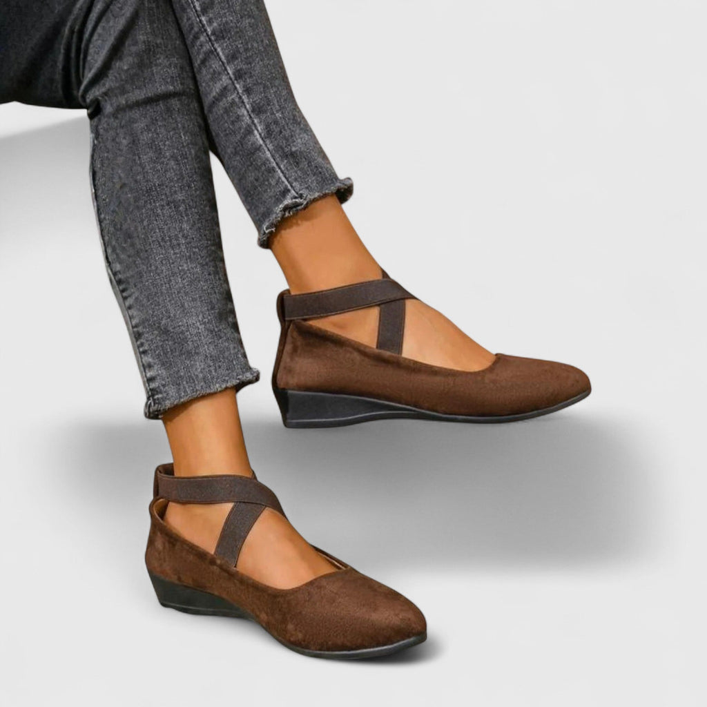 Dames Orthopedische Wedge Sandalen met Verstelbare Band