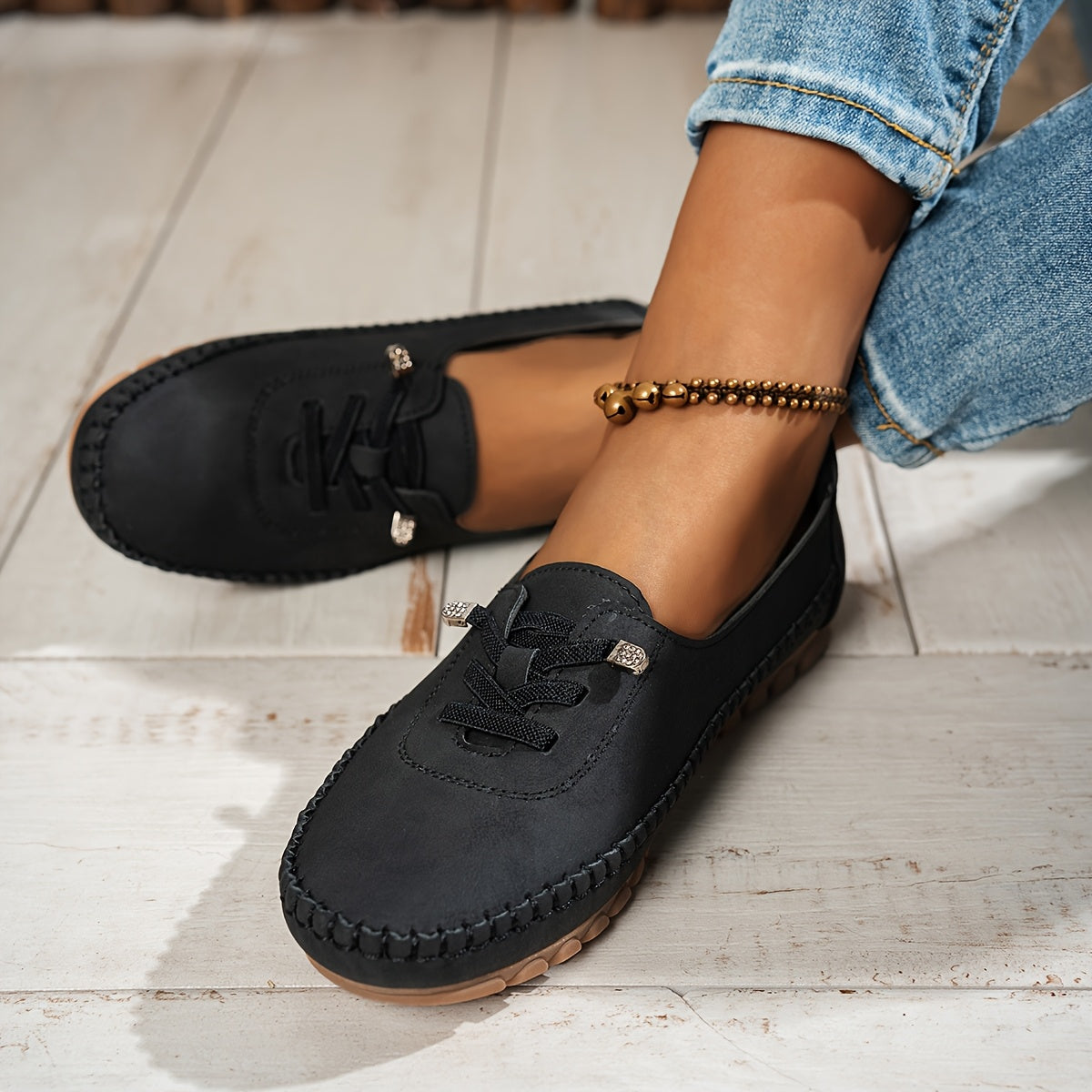 Orthelia™ – Zachte moccasins met volledige ondersteuning voor gevoelige voeten