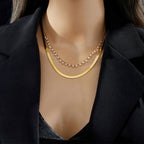 Marizanne | Luxe Slangen Choker & Parel Sieraad Set