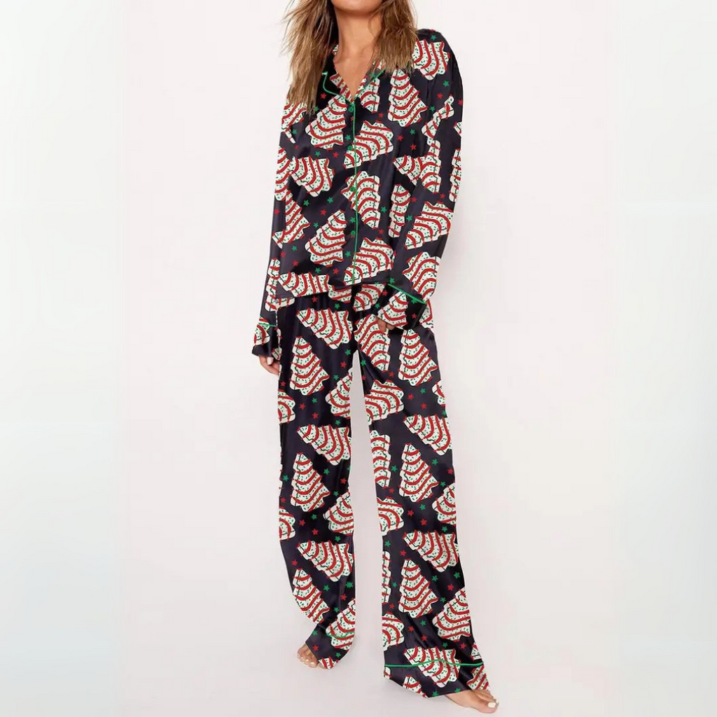 SYLIA™ - Casual Gedrukt Overhemd en Comfortabele Pyjama