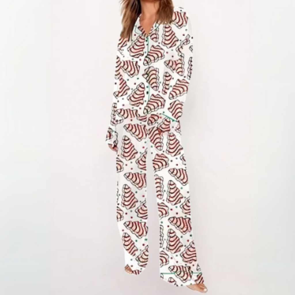 SYLIA™ - Casual Gedrukt Overhemd en Comfortabele Pyjama