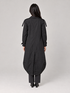 Fleura - Middellange trenchcoat met revers en ceintuur
