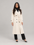 Sylvie - Premium gebreide trenchcoat met ceintuur