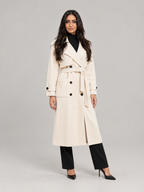Sylvie - Premium gebreide trenchcoat met ceintuur