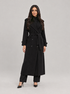 Sylvie - Premium gebreide trenchcoat met ceintuur
