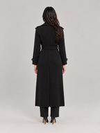 Sylvie - Premium gebreide trenchcoat met ceintuur