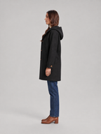 Hanne - Dames jas met capuchon en knoopsluiting