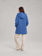 Hanne - Dames jas met capuchon en knoopsluiting