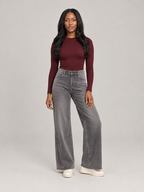 Sterre - Dames wide leg jeans met hoge taille