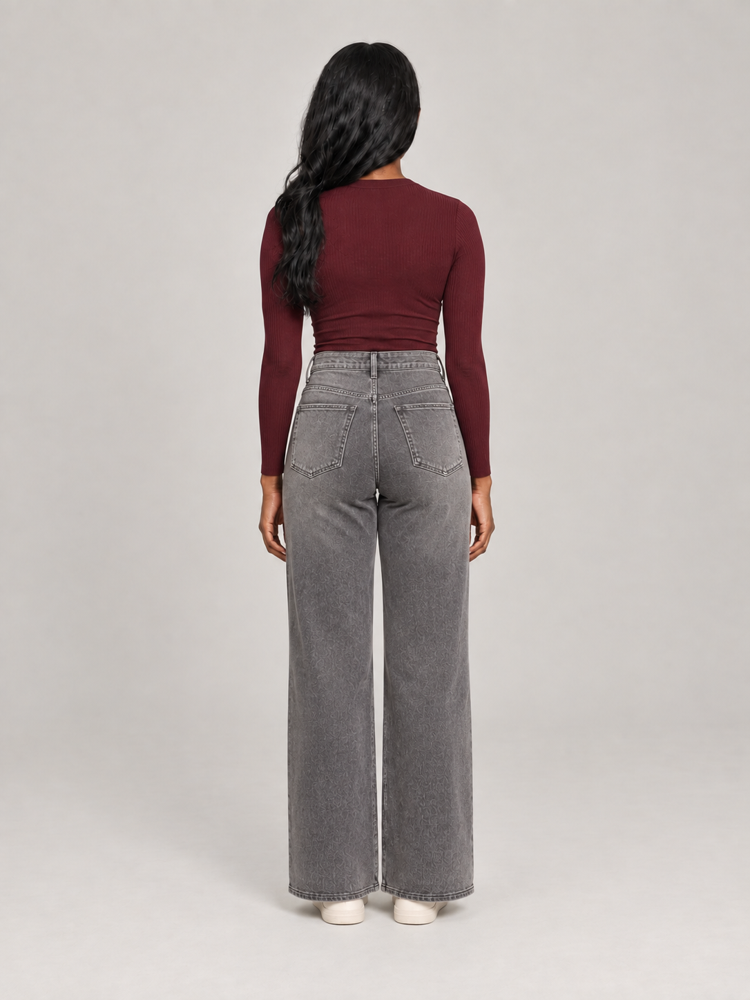 Sterre - Dames wide leg jeans met hoge taille