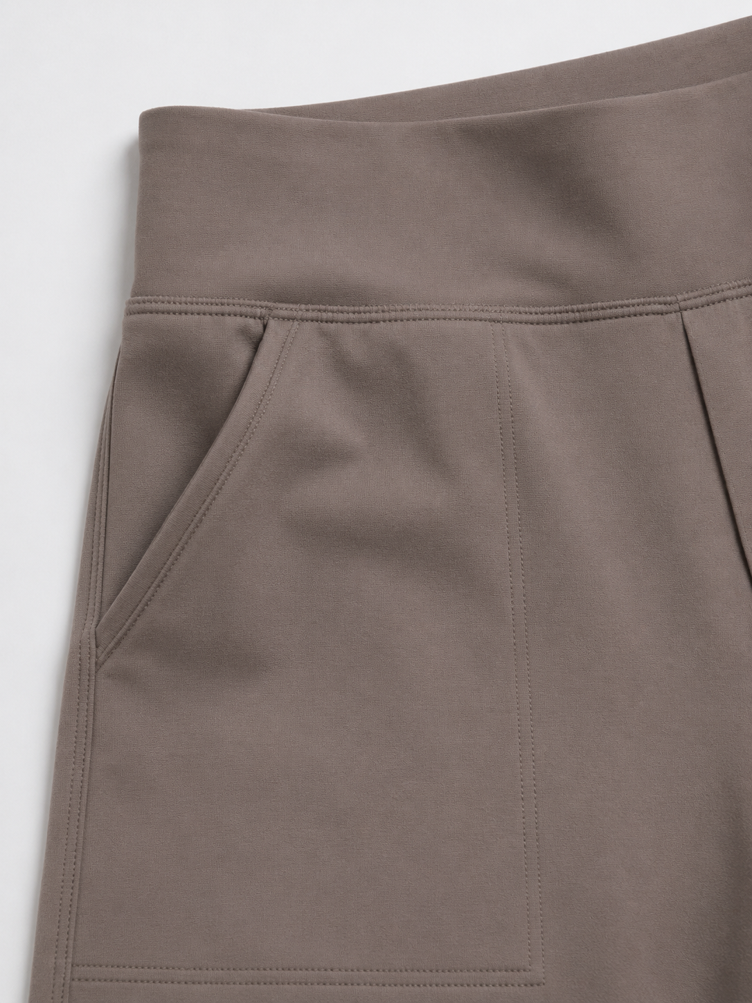 Pravina - Dames comfortbroek met stretch en brede tailleband