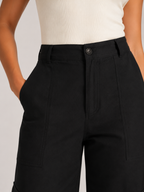 Trinette - Dames cargoculotte met klepzakken en 7/8-lengte
