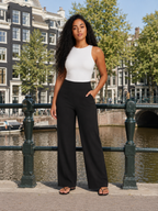 Thalora - Damesbroek met hoge taille en rechte pijpen