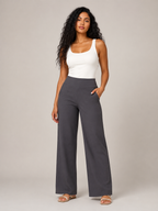 Thalora - Damesbroek met hoge taille en rechte pijpen
