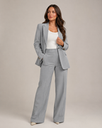 Nadine - Damespak met getailleerde blazer en rechte broek