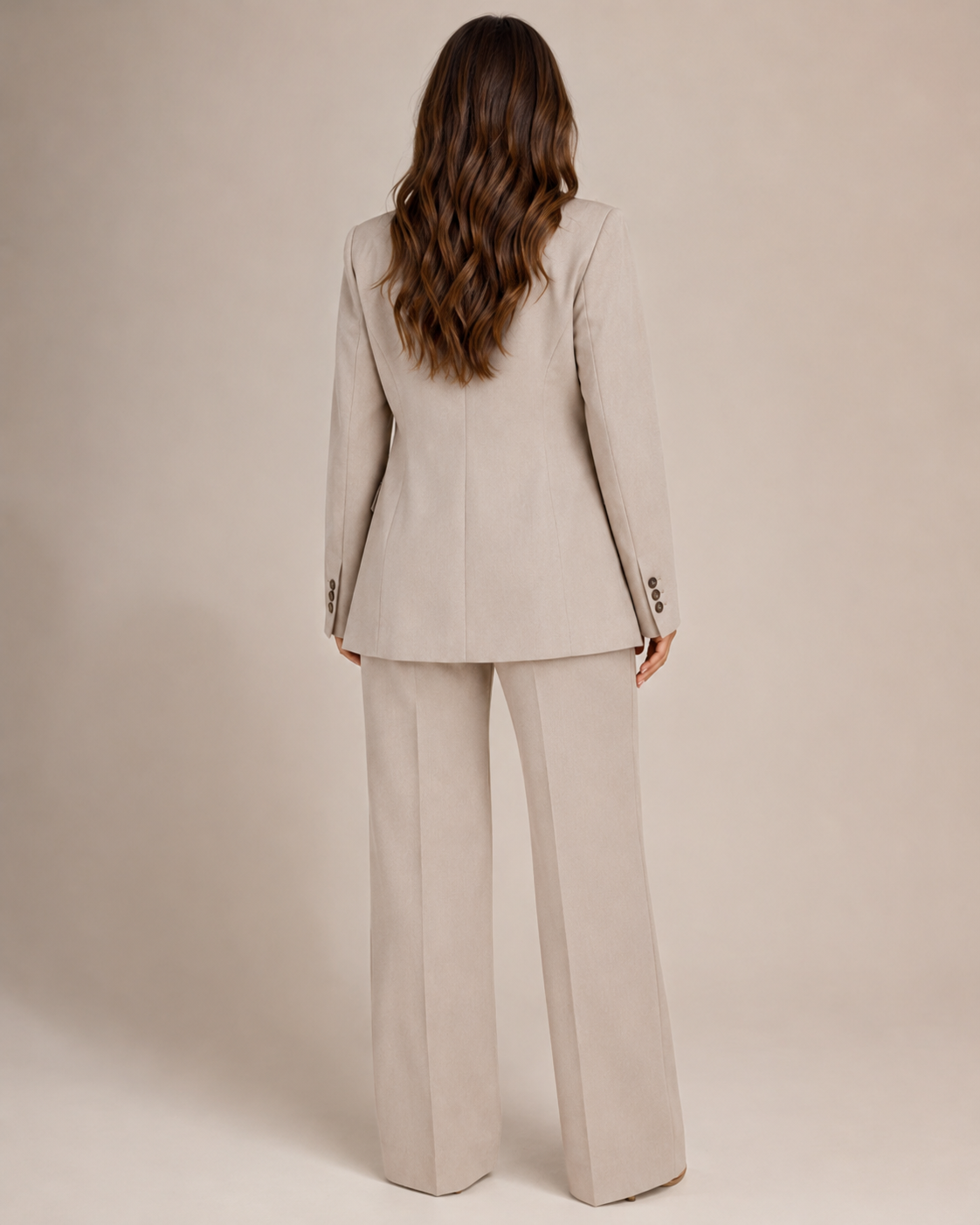 Nadine - Damespak met getailleerde blazer en rechte broek