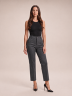 Talisa - Dames broek met hoge taille en rechte pijpen