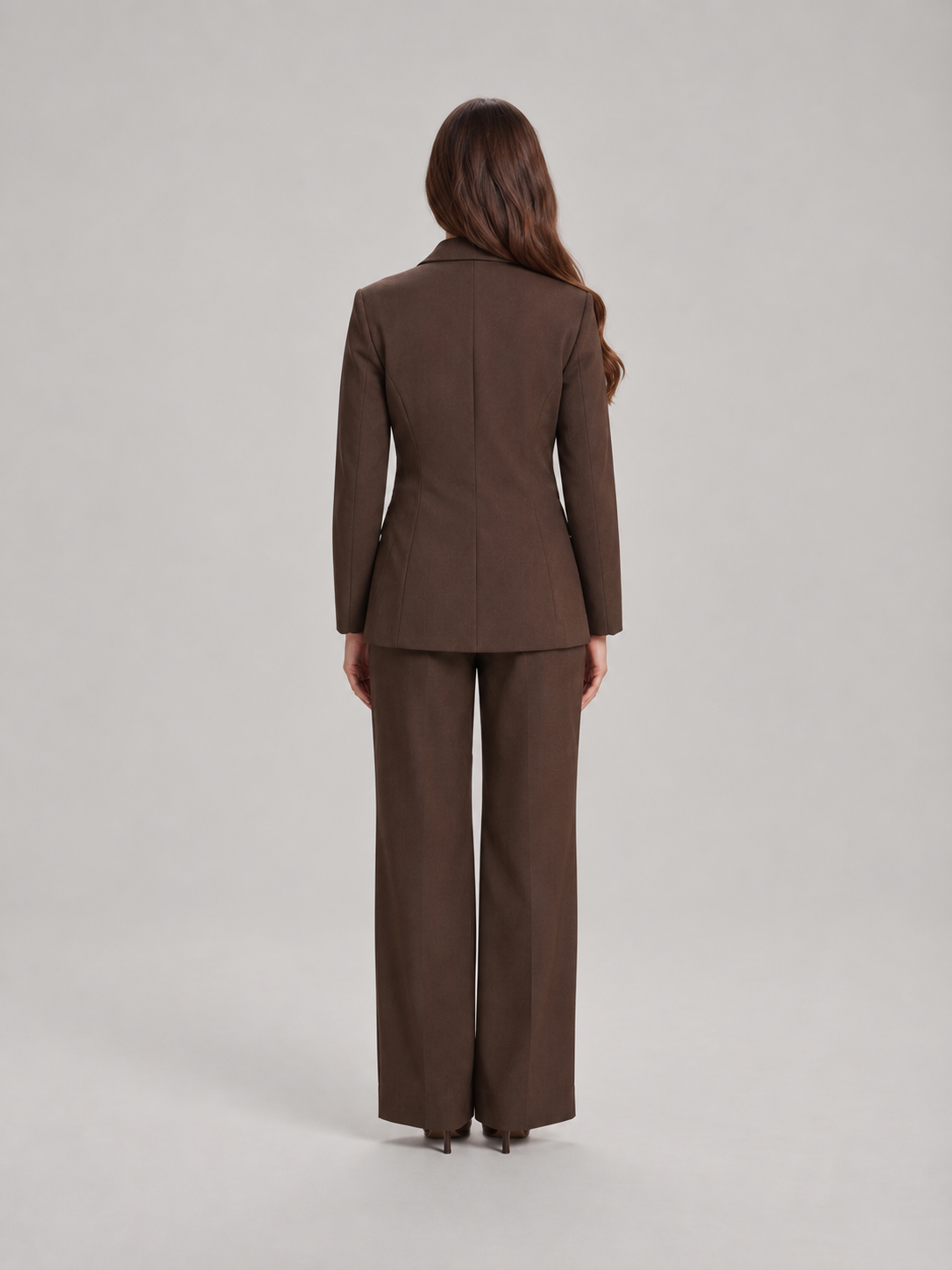 Elodie - Dames pak met blazer en rechte broek