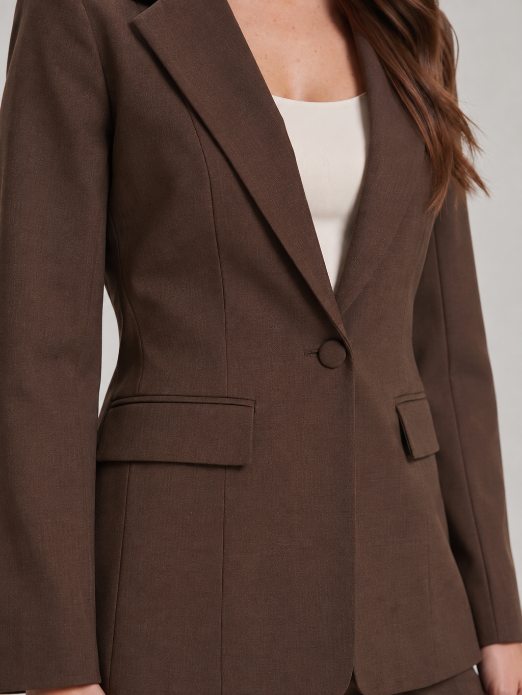 Elodie - Dames pak met blazer en rechte broek
