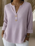 Lucinda™ | Henley Knop Top