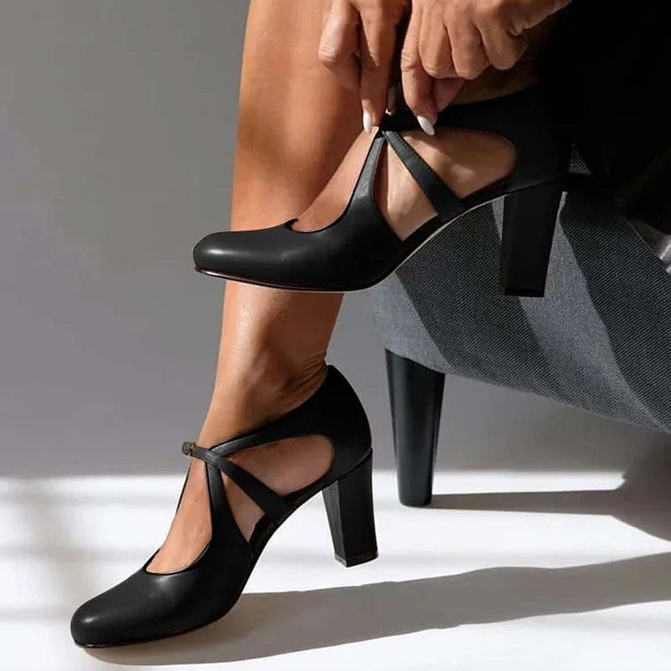 Camille™ | Elegante Leren Comfort Hakken