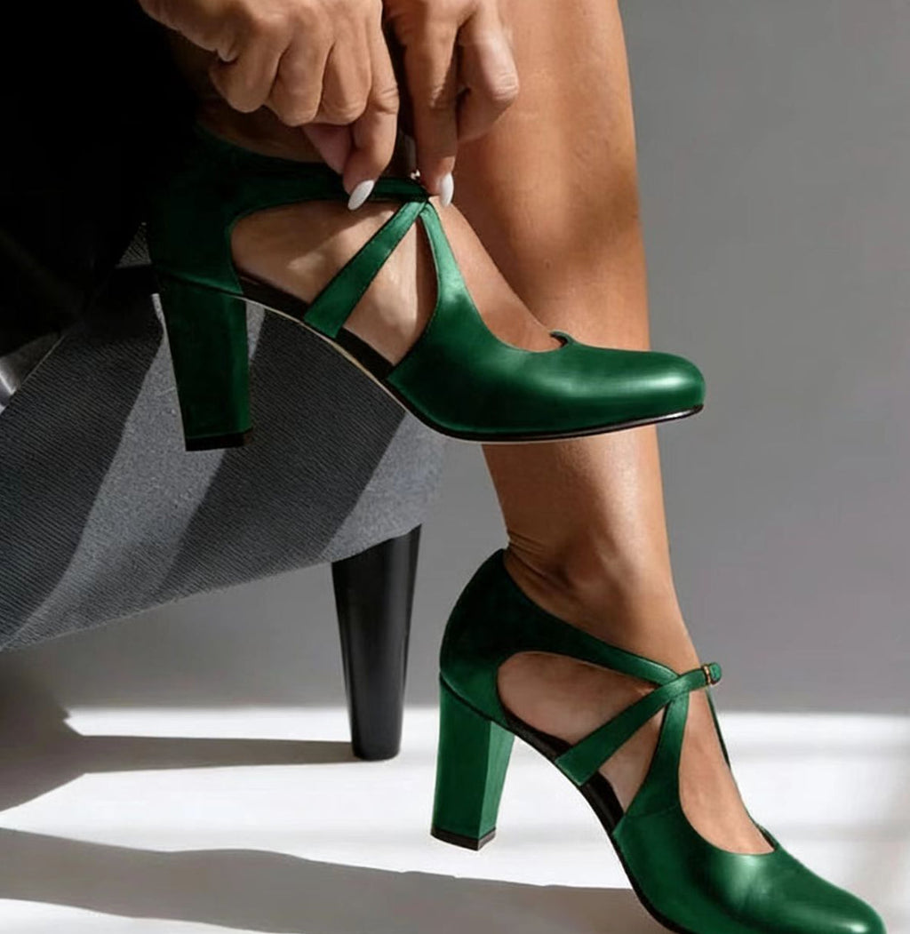 Camille™ | Elegante Leren Comfort Hakken