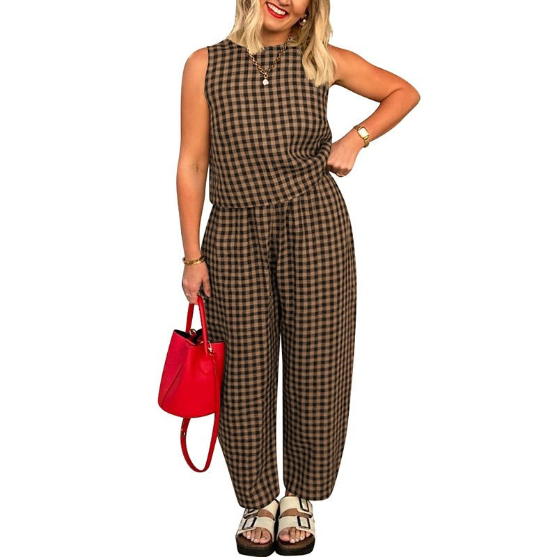 LEIGH™ - Lichtgewicht Casual Mouwloos Twee-delig Loungewear