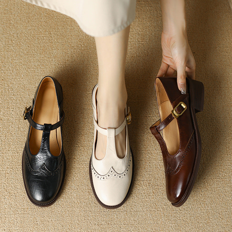 Ysolenne | Elegante T-Bar Mary Janes