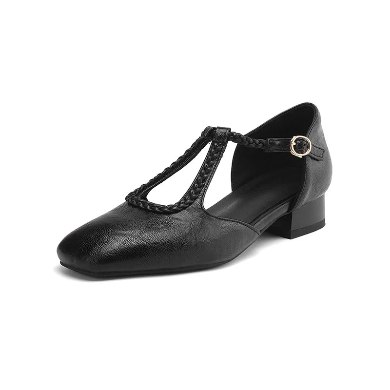 Estelle | Retro Leren Ballerina's