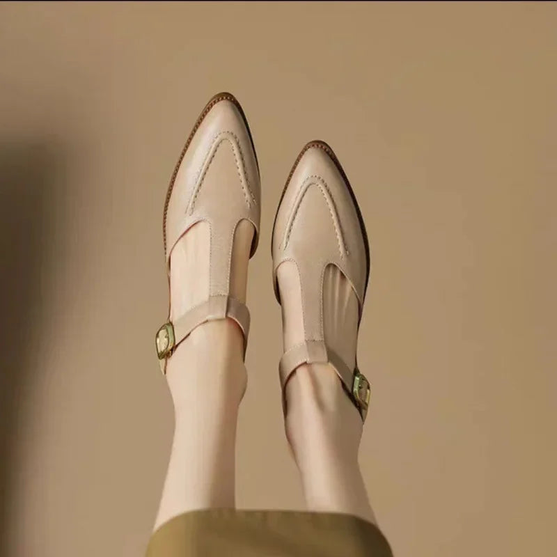 Gianna | Klassieke Gespschoenen van Leer
