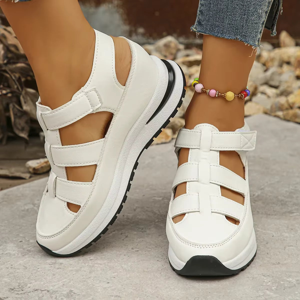 NICOLE - GESLOTEN TEEN SNEAKER SANDALEN