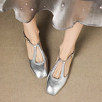 Estelle | Retro Leren Ballerina's