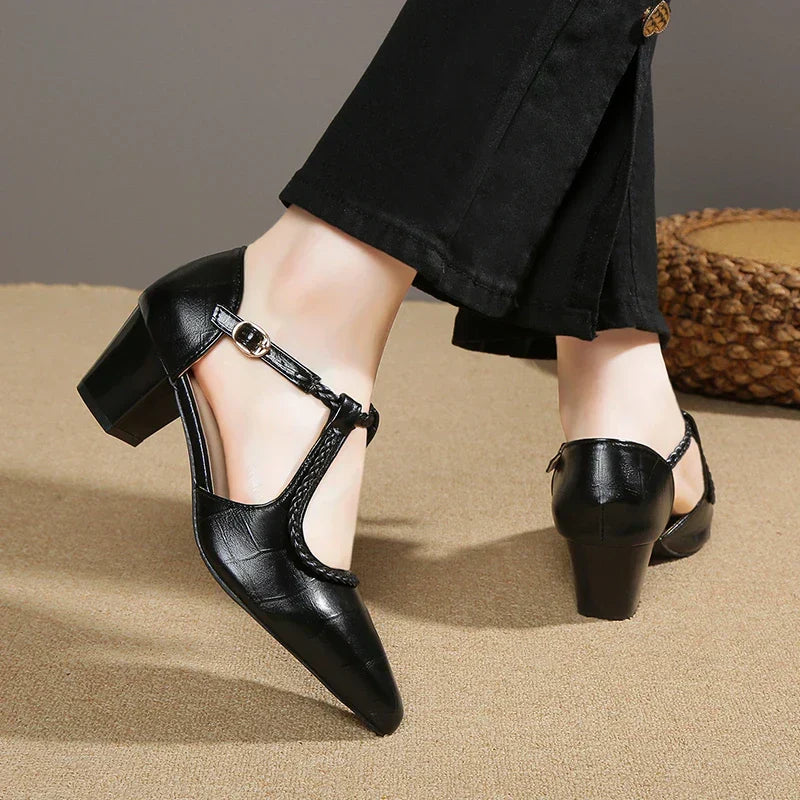 Vivienne | Klassieke T-Strap Schoenen