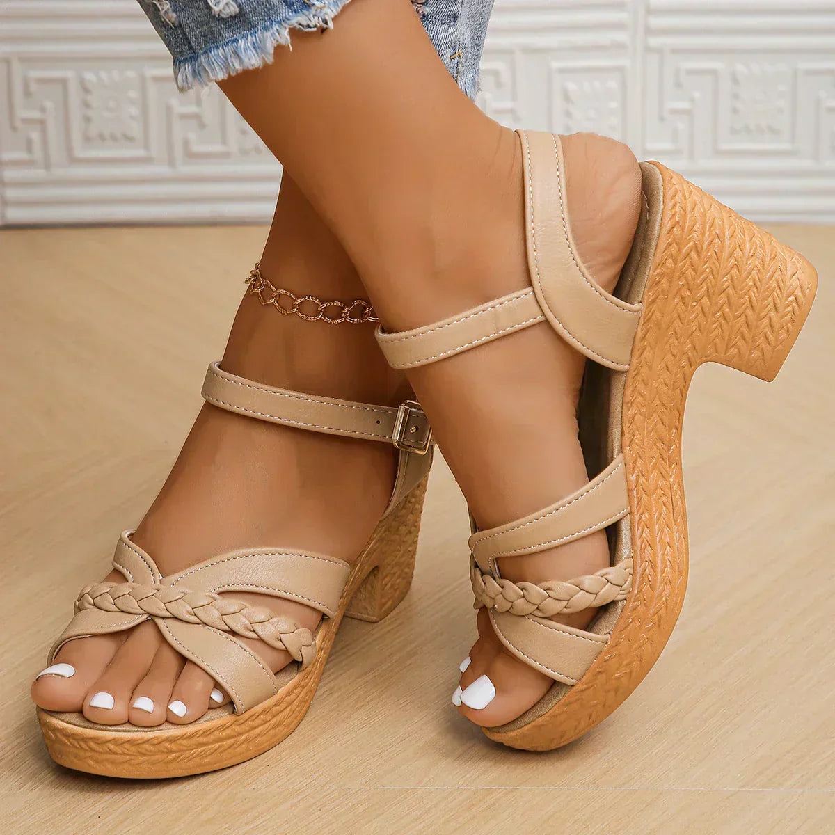 ROSALIE - ORTHOPEDISCHE PLATFORM SANDALEN