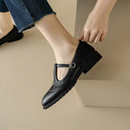 Miana | Gepolijste T-Strap Mary Janes