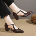 Vivienne | Klassieke T-Strap Schoenen