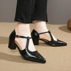 Vivienne | Klassieke T-Strap Schoenen