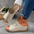 MIA - SLIP ON PLATFORM SANDALEN