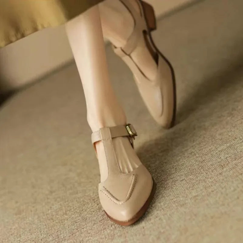 Gianna | Klassieke Gespschoenen van Leer