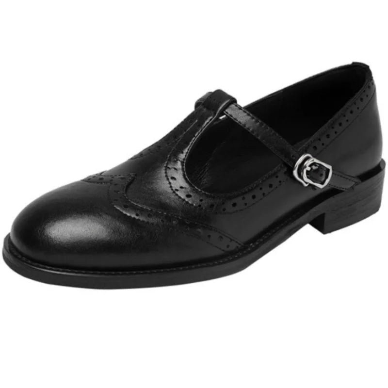 Miana | Gepolijste T-Strap Mary Janes