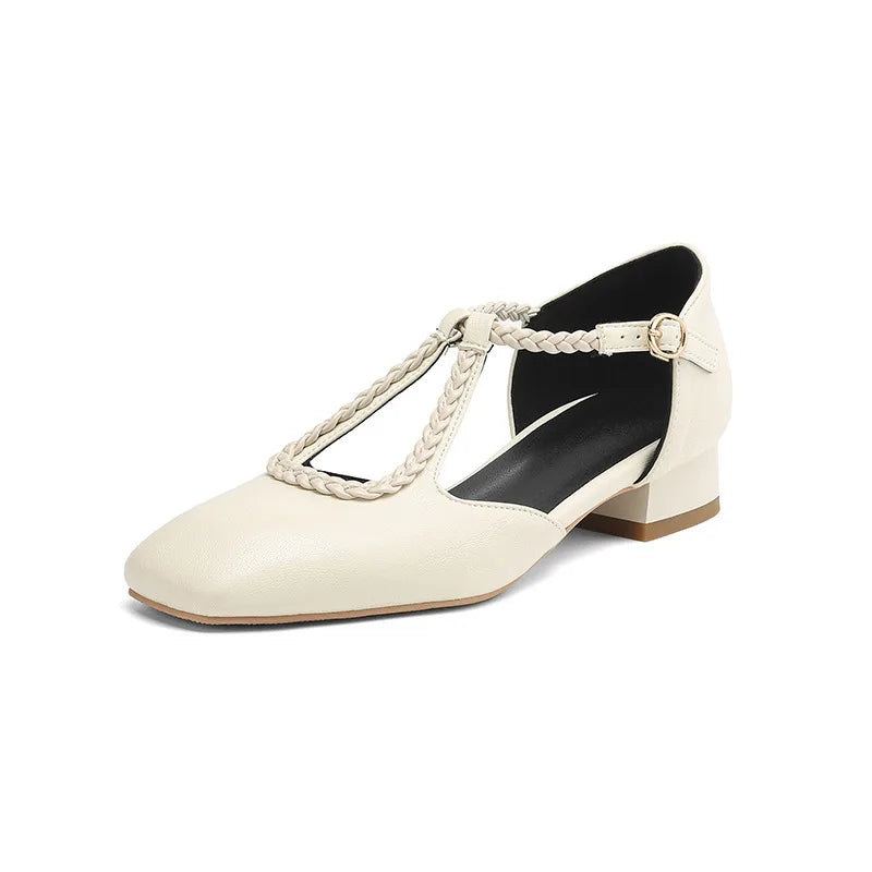 Estelle | Retro Leren Ballerina's