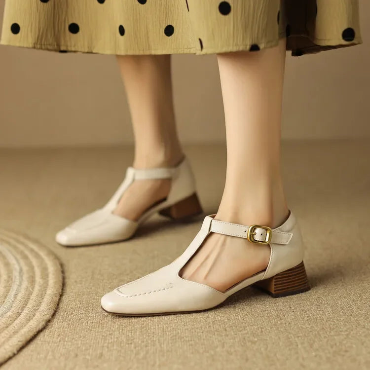 Annabelle | Vintage Leren Schoenen