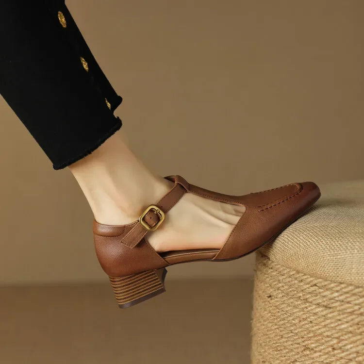 Annabelle | Vintage Leren Schoenen