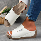 MIA - SLIP ON PLATFORM SANDALEN