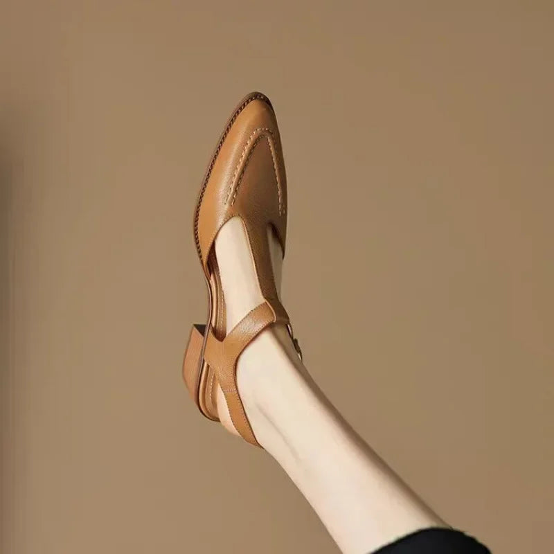 Gianna | Klassieke Gespschoenen van Leer