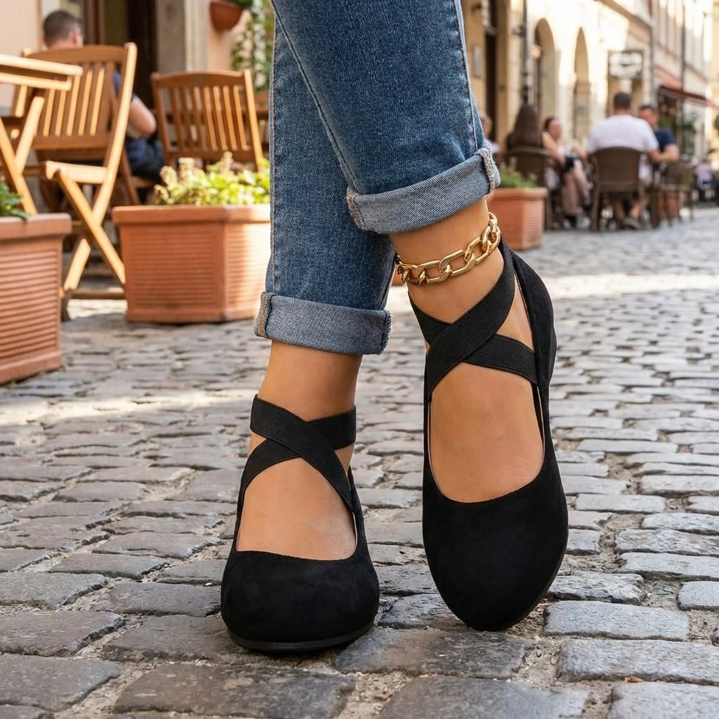 Dames Orthopedische Wedge Sandalen met Verstelbare Band